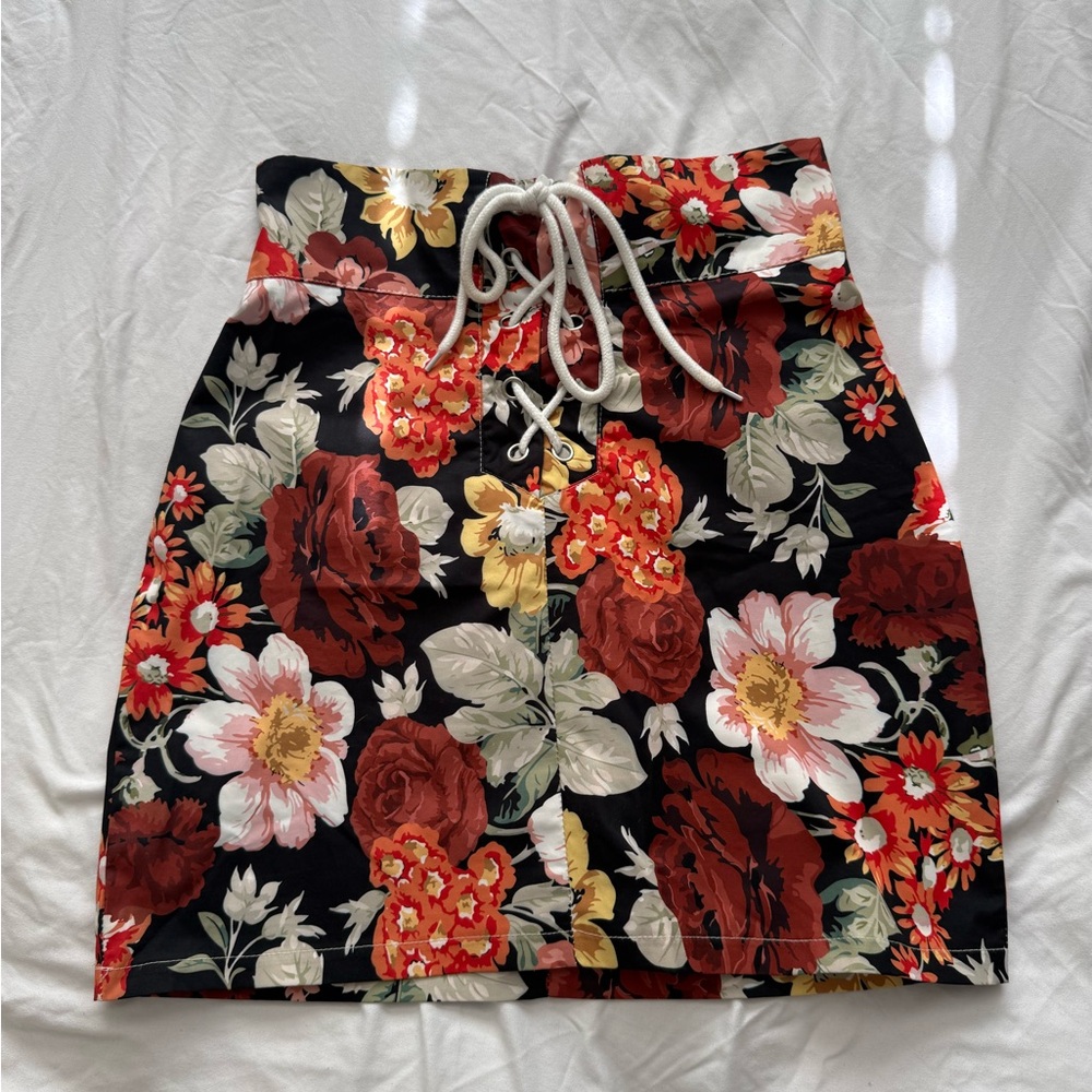 Floral Print Women's Skirt